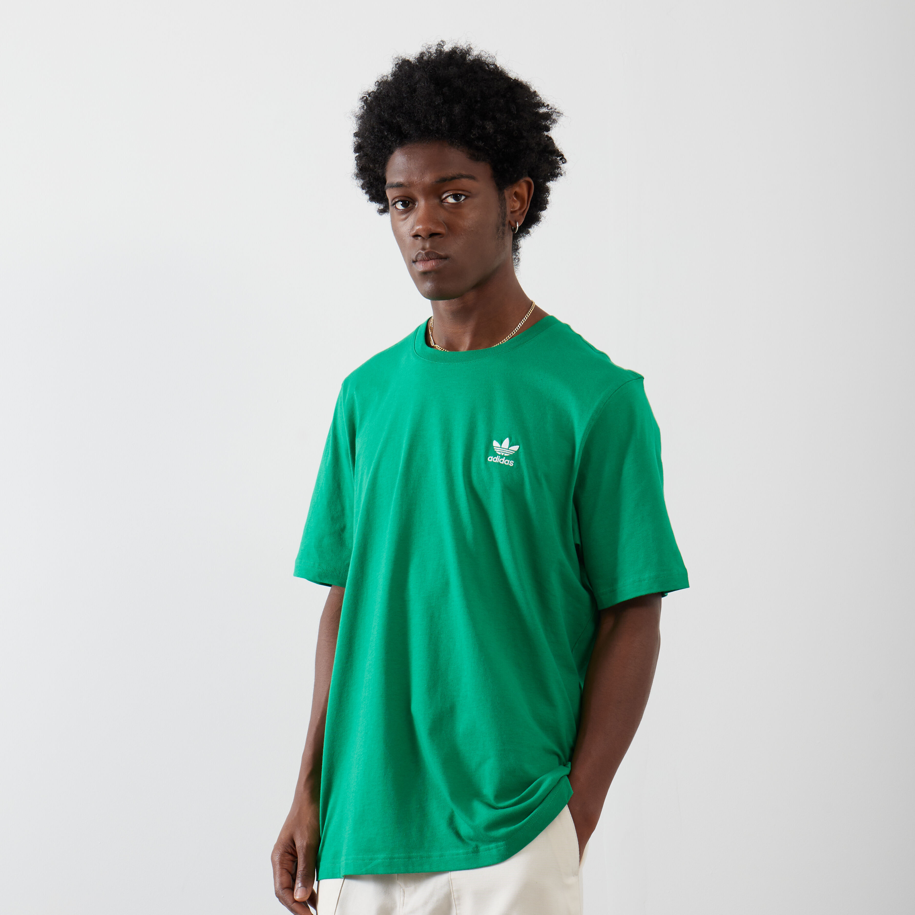 Camiseta adidas on sale originals hombre verde