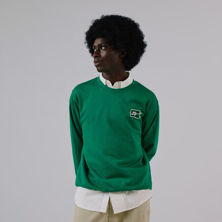 NIKE SWEAT CREW GRAPHIC BOLT FT VERDE/BLANCO HOMBRE