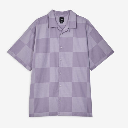 VANS SHIRT KESSLER CHECKERBOARD WVN MORADO HOMBRE
