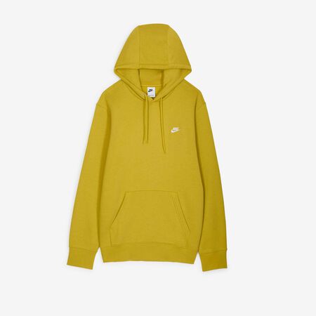 HOODIE CLUB SMALL LOGO : AMARILLO/BLANCO