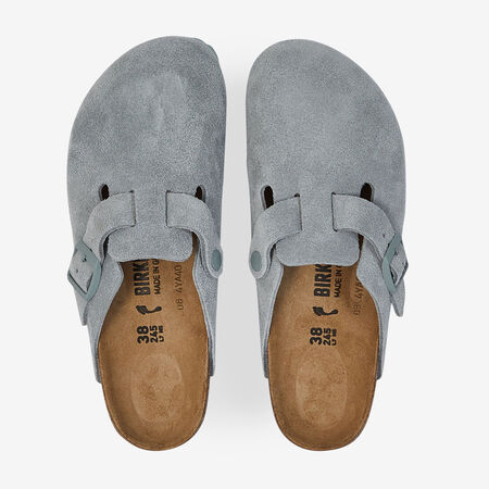 BIRKENSTOCK boston BOSTON SUEDE PURE SAGE VERDE MUJER