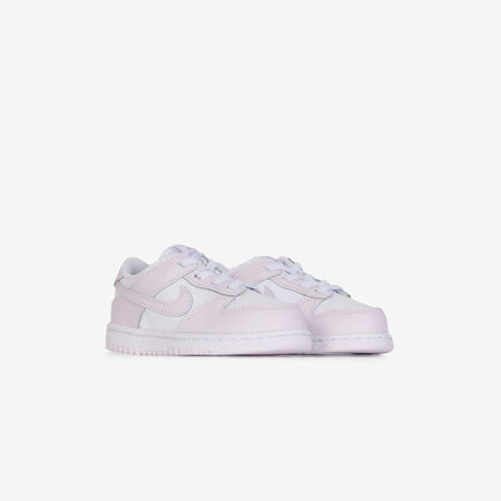 NIKE dunk DUNK LOW BLANCO/ROSA BEBÉ