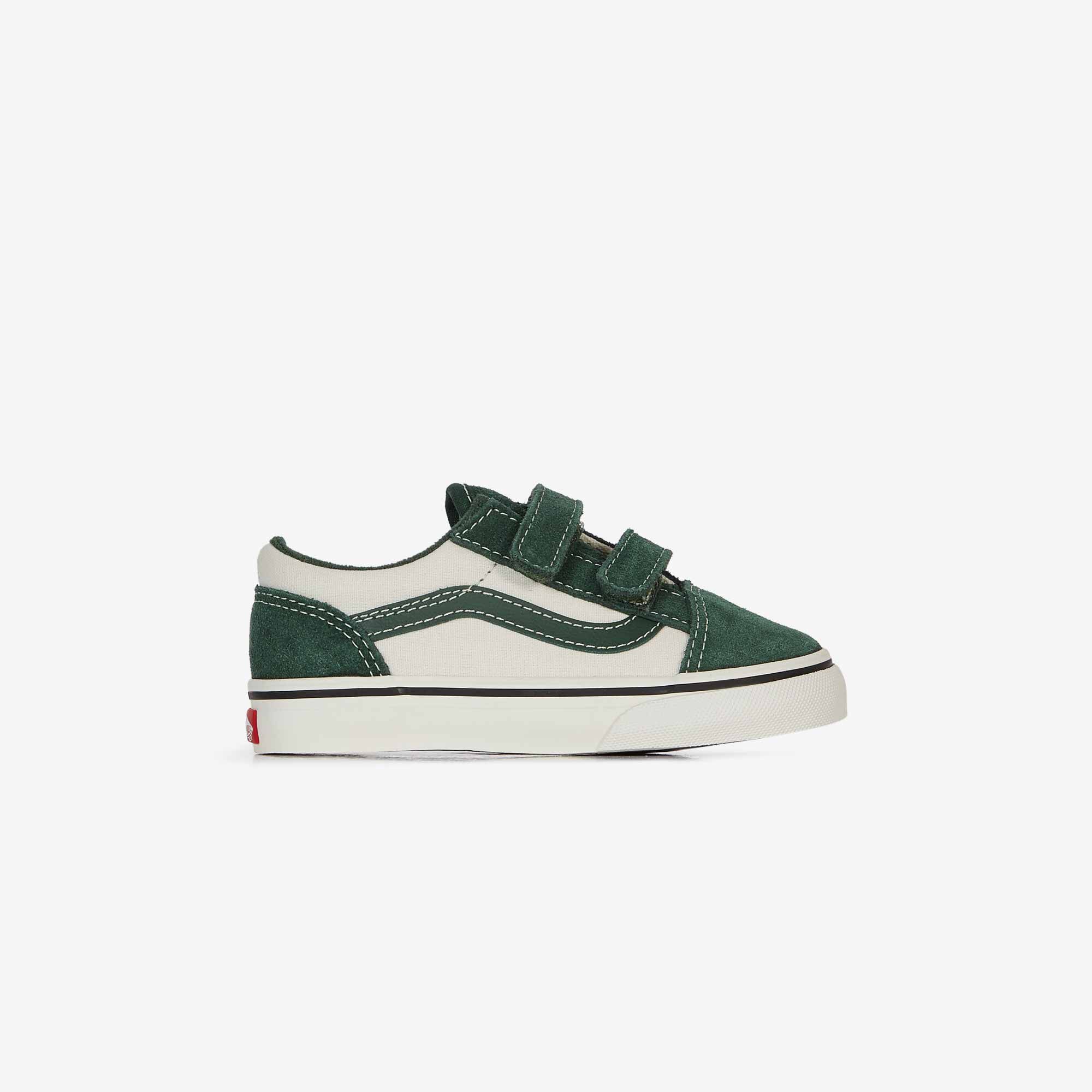 Zapatos vans raya blanca verde discount