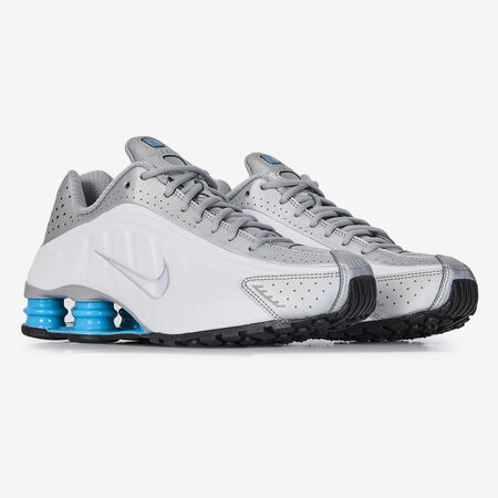 NIKE shox SHOX R4 BLANCO/PLATEADO HOMBRE