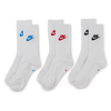 CHAUSSETTES X3 CREW COLORED NSW LOGO
