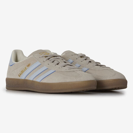 ADIDAS ORIGINALS gazelle GAZELLE INDOOR BEIGE/AZUL MUJER