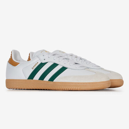 ADIDAS ORIGINALS samba SAMBA OG BLANCO/VERDE HOMBRE
