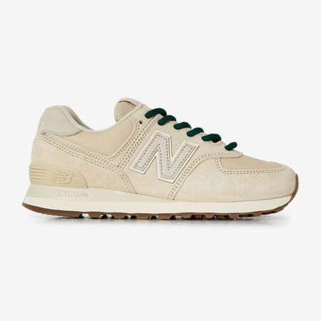 NEW BALANCE 574 574 BEIGE/VERDE MUJER