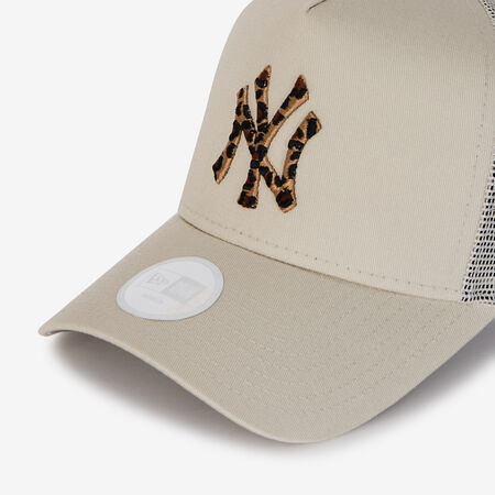 NEW ERA 9FORTY TRUCKER WMN NY LEO INFIL BEIGE/MARRÓN MUJER