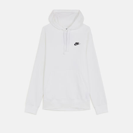 HOODIE CLUB SMALL LOGO : BLANC