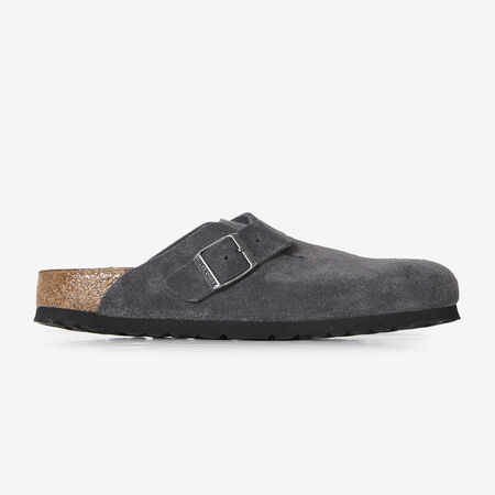 BIRKENSTOCK boston BOSTON SUEDE CHARCOAL GRIS MUJER