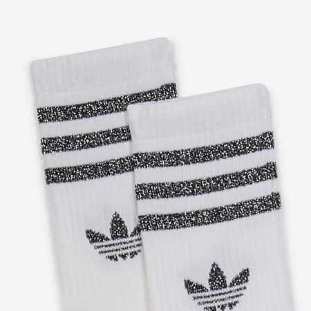 ADIDAS ORIGINALS CHAUSSETTES X2 CREW GLITTER NEGRO/BLANCO MIXTO