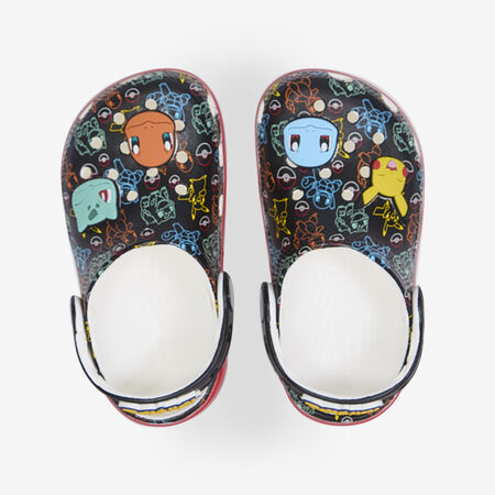 CROCS CLASSIC CLOG POKEMON NEGRO/BLANCO BEBÉ