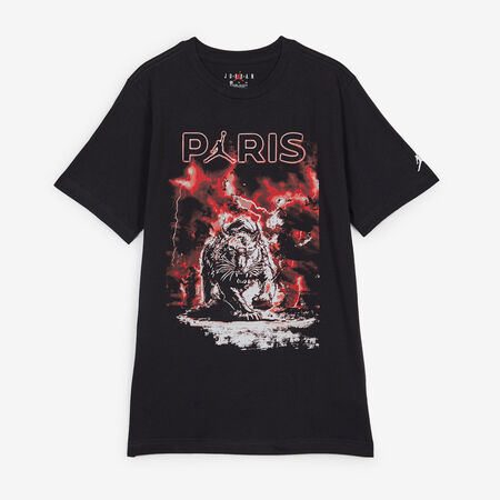 JORDAN TEE-SHIRT PSG LIGHTING NOIR/ROUGE JUNIOR