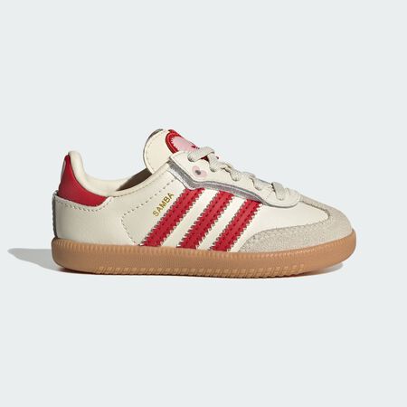 ADIDAS ORIGINALS samba SAMBA OG EL VALENTINE BEIGE/ROJO BEB&Eacute;
