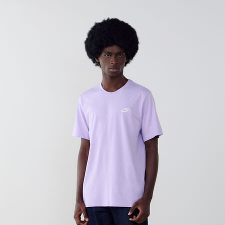 TEE SHIRT CLUB : MORADO/BLANCO