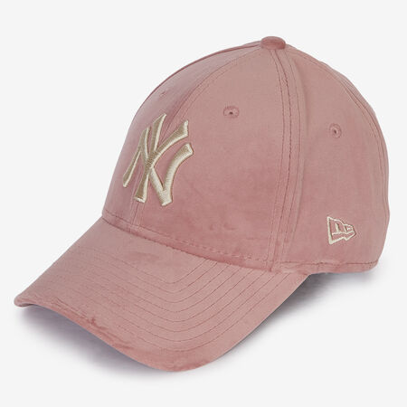 NEW ERA 9FORTY WOMEN NY VELVET ROSA/BEIGE HOMBRE