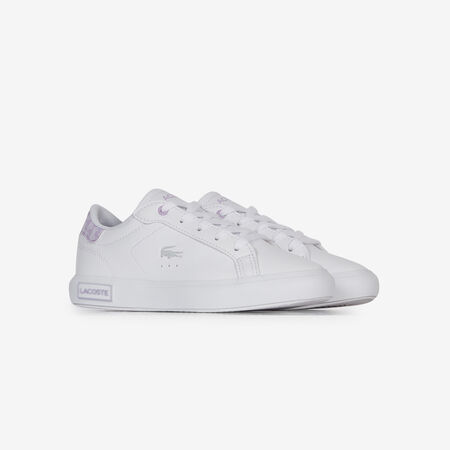 LACOSTE POWERCOURT SIGNATURE BLANCO/MORADO INFANTIL