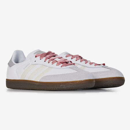 ADIDAS ORIGINALS samba SAMBA OG COQUETTE BLANCO/PLATEADO MUJER