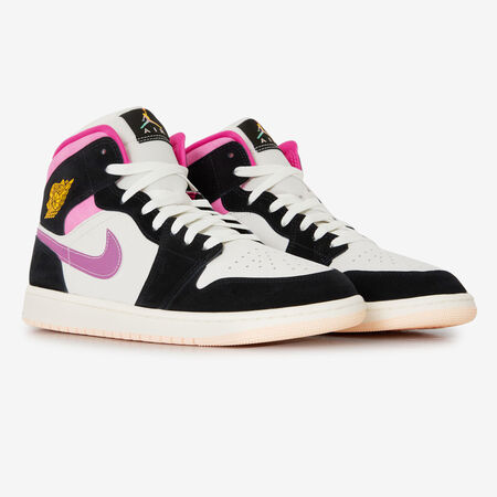 JORDAN air jordan 1 AIR JORDAN 1 MID NEGRO/ROSA HOMBRE
