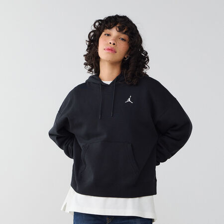 NIKE HOODIE PHOENIX LONG OVERSIZED NEGRO MUJER
