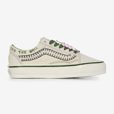 VANS LX OLD SKOOL CHARMS BEIGE/VERDE MUJER