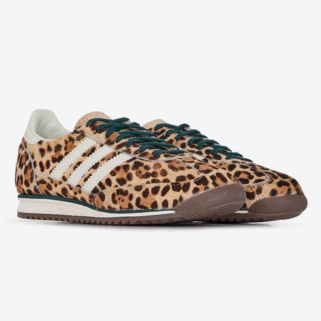 ADIDAS ORIGINALS sl 72 SL 72 OG LEOPARD PONY HAIR BEIGE/NEGRO MUJER