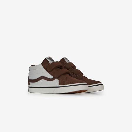 VANS SK8-MID V MARRÓN/BLANCO BEBÉ