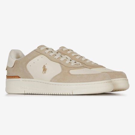 POLO RALPH LAUREN MASTERS COURT SUEDE BLANCO/BEIGE HOMBRE