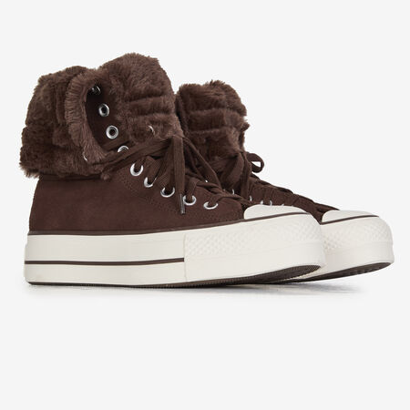CONVERSE chuck taylor all star CTAS FOLD-OVER LIFT MARRÓN MUJER