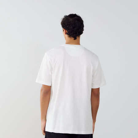 ADIDAS ORIGINALS TEE SHIRT ESSENTIAL TREFOIL BLANC HOMBRE