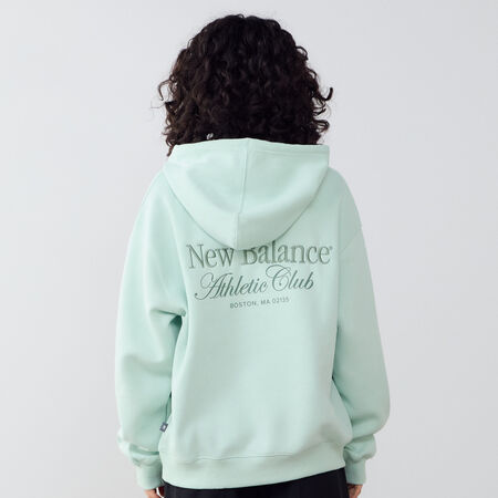 NEW BALANCE HOODIE ATHLETICS CLUB VERDE MUJER
