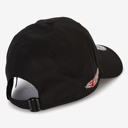 NEW ERA 9FORTY CHICAGO BULLS METALLIC NEGRO/ROJO HOMBRE