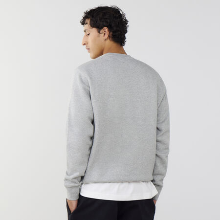 NIKE SWEAT CREW CLUB GRIS/BLANCO HOMBRE
