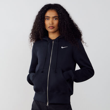 NIKE HOODIE PHOENIX FZ NEGRO MUJER