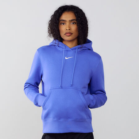NIKE HOODIE CLUB CENTERED LOGO AZUL MUJER