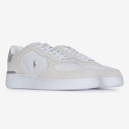 POLO RALPH LAUREN MASTERS COURT SUEDE BLANCO HOMBRE