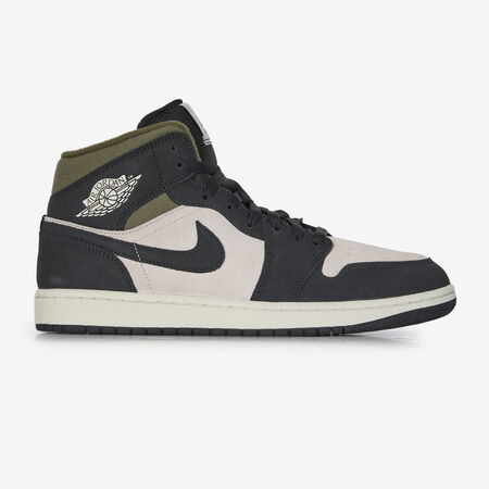 JORDAN AIR JORDAN 1 MID SE NEGRO/CAQUI HOMBRE