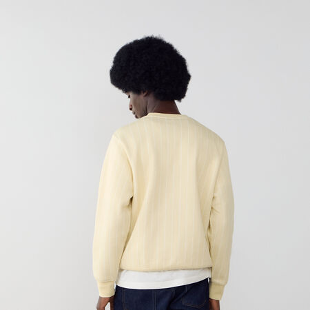 NIKE SWEAT CREW JUST DO IT AOP BEIGE HOMBRE