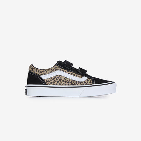 VANS old skool OLD SKOOL V NEGRO/LEOPARDO INFANTIL