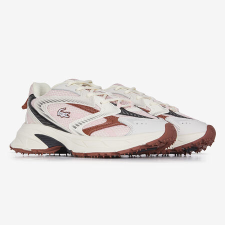 LACOSTE l00 L003 NEO SHOT BLANCO/BURDEOS MUJER