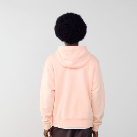 NIKE HOODIE CLUB SMALL LOGO ROSA/BLANCO HOMBRE