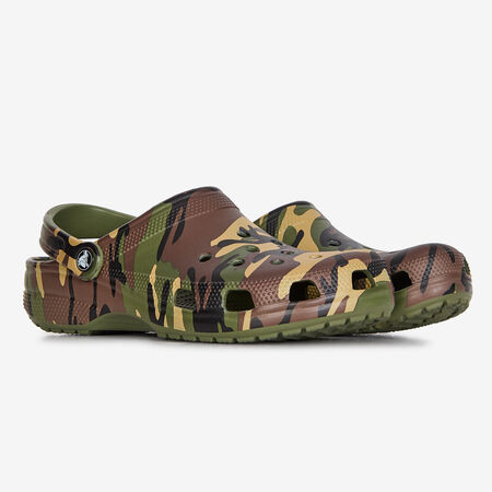 CROCS CLASSIC CLOG CAMO CAQUI HOMBRE