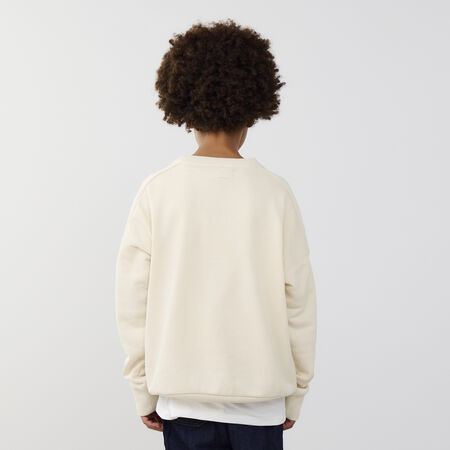 CONVERSE SWEATSHIRT LIFESTYLE CREW BEIGE BEIGE JUNIOR
