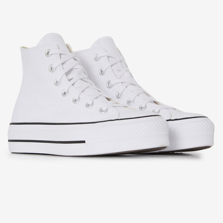 CONVERSE chuck taylor all star CHUCK TAYLOR LIFT HI BLANCO/NEGRO MUJER