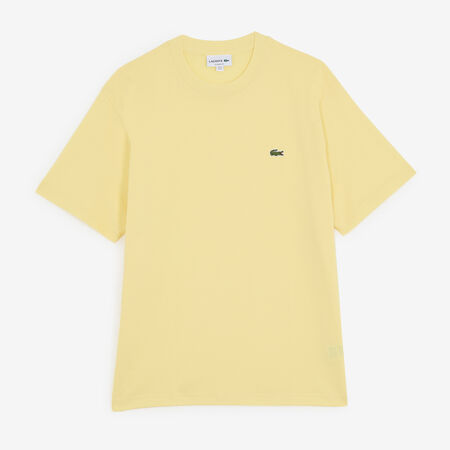 LACOSTE TEE SHIRT CLASSIC SMALL LOGO AMARILLO/VERDE HOMBRE