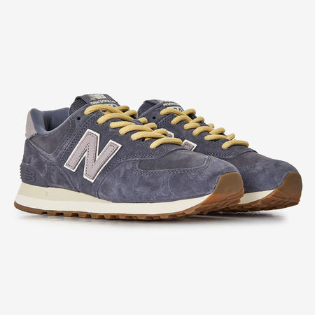 NEW BALANCE 574 574 GRIS/AMARILLO MUJER