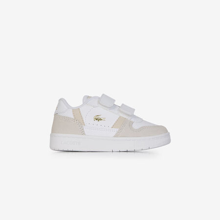 LACOSTE T-CLIP BLANCO/BEIGE BEBÉ