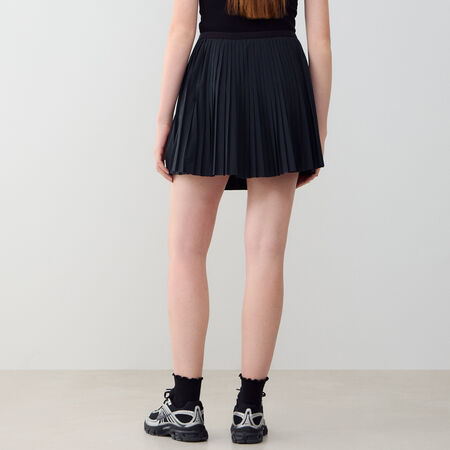 NIKE SKIRT PLEATED NEGRO/BEIGE MUJER