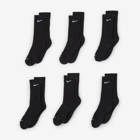 NIKE CHAUSSETTES X6 CREW CUSHION NEGRO/BLANCO HOMBRE